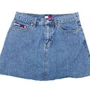 Tommy Hilfiger Tommy Jeans Vintage Y2K 2000s  A-line Cutoff Denim Mini Skirt 7 Photo 0