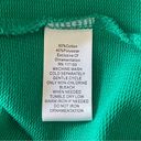 Quacker Factory  Womens Two Piece Set Tank Zip Up Jacket Size M Rhinestones Green Photo 11