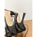 Bottega Veneta  Fishnet Mesh Leather Stiletto Heels Sandal Black Women's 39 / 8.5 Photo 13