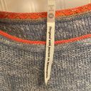 Leo & Nicole  3/4 light blue knit sweater sz M 100% cotton Photo 2