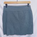 Aerie Offline by  OG Black High Waisted A-line Ribbed Knit Mini Skirt size medium Photo 3