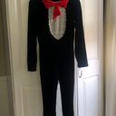 Dr. Seuss Spirit  Cat In The Hat Halloween Costume Velour Jumpsuit Adults Small Photo 13