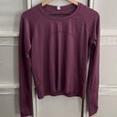 Lululemon  Purple Swiftly Tech Long Sleeve Shirt Photo 0