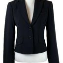 BCBGMAXAZRIA  Fitted Black Short Office Career Academia Jacket Blazer NWOT Photo 0