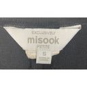 Misook *Exclusively  Slinky Black Pant Womens Petite Size S Crop Pull On Comfort Photo 2