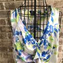 St. John  Sleeveless Floral Blouse 10 Silk Floral Ruffled See pics, descr… Photo 1