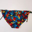 Xhilaration NWT!  Tropical Multicolor Floral Tie Side Swimsuit Swim Bikini Bottom Photo 4