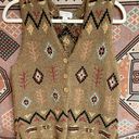 Vintage Western knit Vest Multiple Photo 1