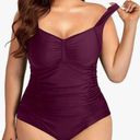 One Piece Daci Women  Swimsuits Tummy Control Vintage Ruched Bathing Suits Retro Photo 0