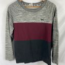 PINK - Victoria's Secret VS Pink Stripe Lightweight sweatshirt Size Medium Photo 0