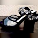 Juicy Couture size 7 chunky monogram  block heel , black y2k Vintage, comfort Photo 1