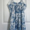 Blue floral mini dress | L Size L Photo 6