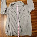 Maurice's  Solid Gray Front Button Asymmetrical Cardigan Size Large NWT Photo 7