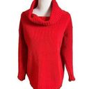 The Moon  & Madison Womens Sweater Cozy Collection Chenille Red Stretch size M Photo 0