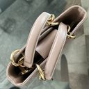 Salvatore Ferragamo  Gancino Leather Top-Handle Bag, Blush Pink UNIQUE! Sold Out Photo 13