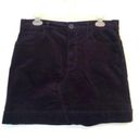 Chelsea and Violet NEW NWT CHELSEA VIOLET Eggplant Plum Purple Corduroy High Waisted Mini Skirt 28 Photo 0