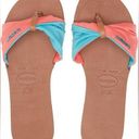 Havaianas  You St. Tropez Color Sandals
Color Rust (Pink/ Blue), Size 7/8W, NWT Photo 0