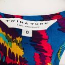 Trina Turk abstract silk racerback dress Photo 3