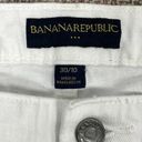 Banana Republic Factory Jeans Women 10/30" White Wide-Leg Flare Mid-Rise Stretch Photo 3