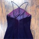 vintage • purple velvet sheath dress Blondie & Me y2k 90s halter neck sequin Photo 9