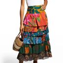 Farm Rio  Mixed Prints Layered Maxi Skirt Photo 3