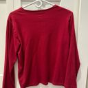 L.L.Bean  Women’s Cotton Tee, Long-Sleeved Crewneck Photo 1