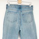 Old Navy  Womens Extra High Rise Wide Leg Ripped Knee Jeans Size 12 Blue Jamar Photo 7