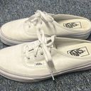 Vans White Mule Sneaker Slip On Shoes Women's 7.5 Photo 0