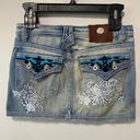 Antik Denim Women Mini Skirt Size 24 Photo 5