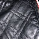 Bernardo  Collection Vegan Leather Quilted Moto Jacket Size Small Photo 9