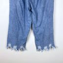 ZARA  Trafaluc Denim Y2K Acid Wash Wide Leg Jeans Cropped Limited Edition Size 4 Photo 7