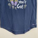 Life is Good  Womens Crusher Tank Top Oh The Places You'll Go Size Small Blue Photo 5