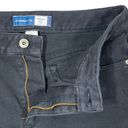 Liz Claiborne Vintage Cutoff Shorts Women Size 8R Black Stretch Denim  8.5" Ins. Photo 2