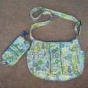 Vera Bradley blue & green floral purse & wallet Photo 0