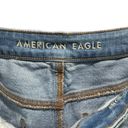 American Eagle  Patchwork Distressed Rolled Cuff Denim Shorts 8 Photo 7