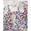 Oscar de la Renta Vintage Miss O by  Floral Short Sleeve Top Multi-Color Size XL Photo 9