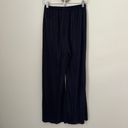 Sincerely Jules Black Pleated Elastic Waist Wide Leg Pants Size L Photo 2