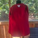 Talbots  Red 100% Wool Classic Style Coat Size 4 Photo 3