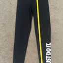 Nike  Pro Dri-Fit “Just Do It” Active Wear Leggings Photo 8