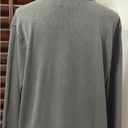 Treasure & Bond Womens Casual Top Gray Long Sleeve Stretch Crew Neck Boyfriend L Photo 4