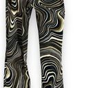 Motel Rocks  Jeans Zoven Flare Trouser in 70s Ripple Swirl Pattern XXS Brown Photo 0