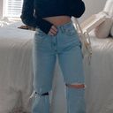Abercrombie & Fitch Curve Love High Rise 90s Relaxed Jean Photo 2