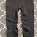 Lululemon  Q5 Charcoal Gray Seamless Compression Leggings Mid Rise  Size 12 Photo 0