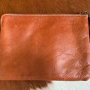 Patricia Nash  Brown Leather Clutch/Wristlet With Tooling Photo 1