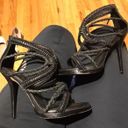 L.A.M.B. Gwen Stefani Rope Woven Sandals Rave Stilettos Pumps Sz 6 Photo 1