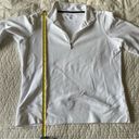 IZOD white 1/4 zip long sleeve polo Photo 3