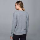 Lululemon  Grey Speckled Merino Wool Yogi Crew Sweater Size 8 Photo 1