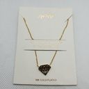 ma*rs Miss To  18K Gold Plated Diamond Shaped Necklace Photo 2