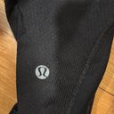 Lululemon  size 6 black leggings-pilling noted on butt and groin area price as is Photo 2