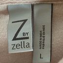 Z By Zella Feelin Fine Velour Hoodie Sweatshirt Pink Size Large Photo 4